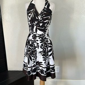 White House black market halter dress